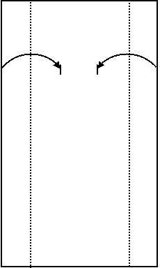 diagram of origami fold